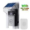 HD Wireless Video Doorbell with Optional Solar Charging Rain Cover, Ultra Long Standby, Voice Changing, Intercom Monitoring, Automatic Power Storage