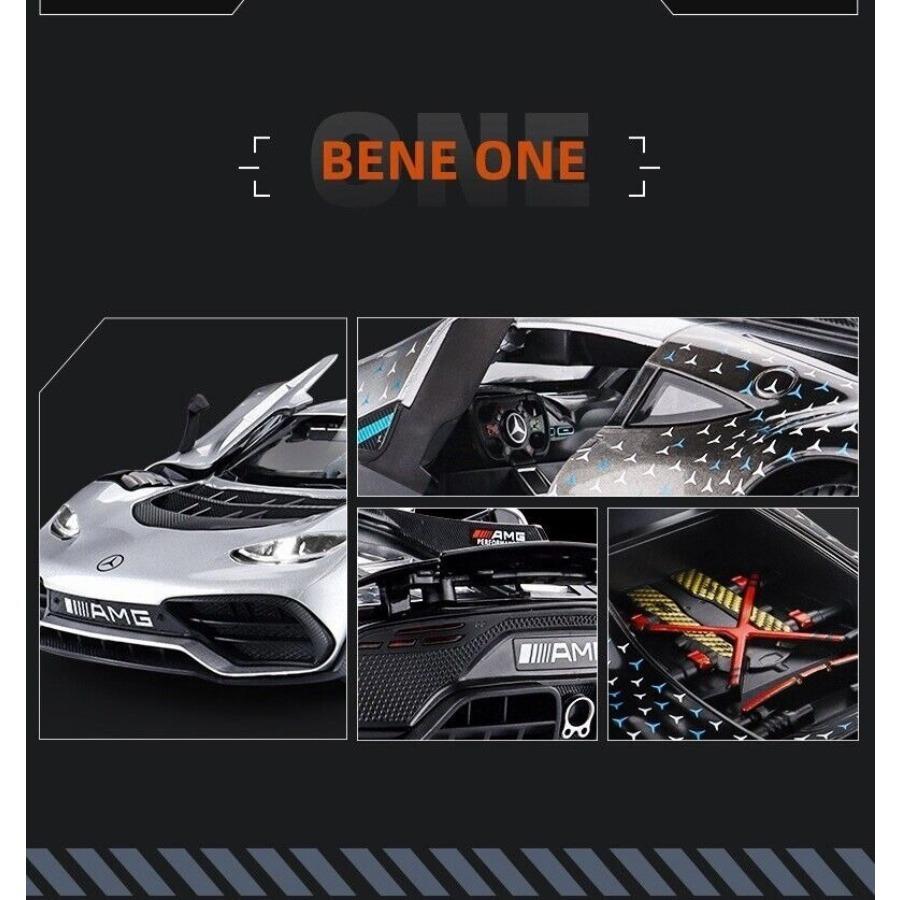 1/24 Mercedes Benz AMG ONE Diecast Model Car Toy Sound & Light Collectible Gift