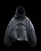 Unisex Y2K Harajuku Baggy Hoodie Letter Pattern Printed Splicing Sweatshirt Gothic Vintage Men Women Casual Loose Streetwear