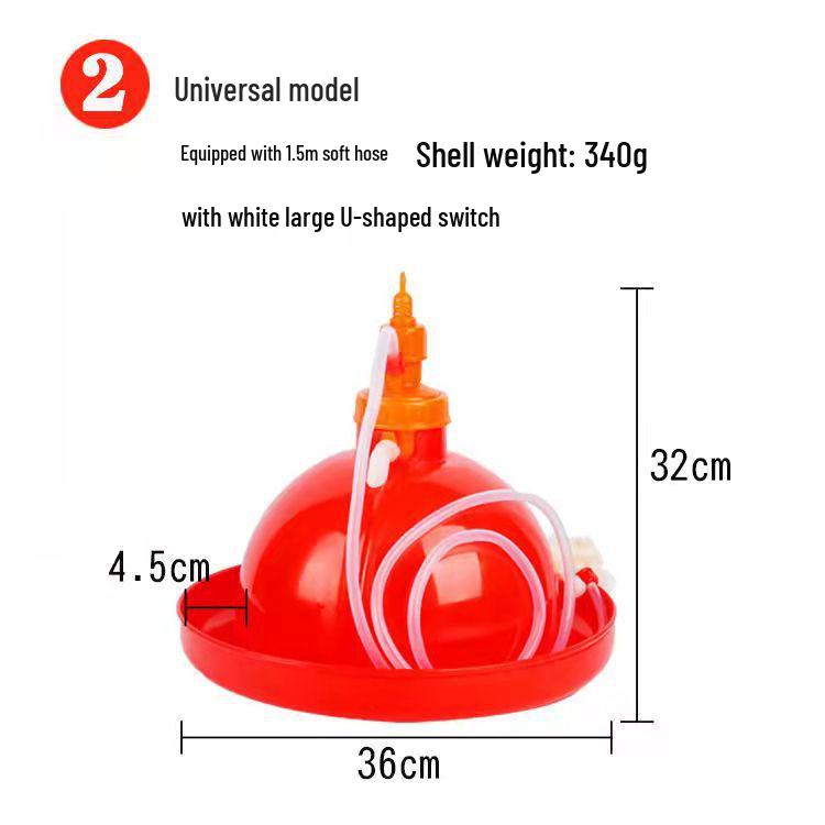 Plasson Automatic Chicken, Duck & Goose Water Drinker & Feeder