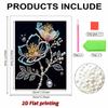 DIY Flower Pearl Diamond Art Painting Kits for Adults and Beginners,fine View Sparkling Painting Craft Home Wall Decor Handmade Gift