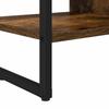 Side Cabinet Smoked Oak 96.5 x 30 x 75 cm Particleboard