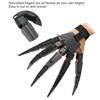 Halloween Articulated Fingers Wearable Horrific Finger Extension Party Supplies Cosplay Props, Halloween Gear Articulated Finger Extensions Fits All