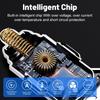 Car Charger Total 100W Super Fast Charging 6 In 1 Multi-port Voltage Car With Vehicle Digital Display Mobile Car Phone Charger