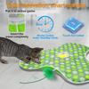 Exercise Interactive Cat Toys Rechargeable Moving Concealed Feathers Real Mouse Squeaky Touch Activated Cat Kitten Toy For Indoor Bored Cats