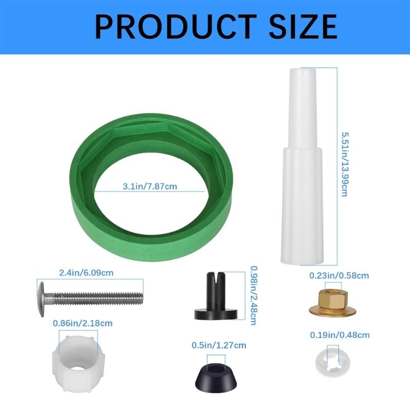 Toilettenspülkasten Reparatursets Auslaufsichere Dichtung 3 Zoll Toilettenspülkasten Dichtung Winkel Dichtungsscheibe Toilettenteile Einfache Installation