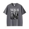Nicolas Cage Noir Vintage Hollywood Actor T Shirt Unisexs Clothing Classic Hot Sale Short Sleeve Tshirts Fashion Comfort T Shirts