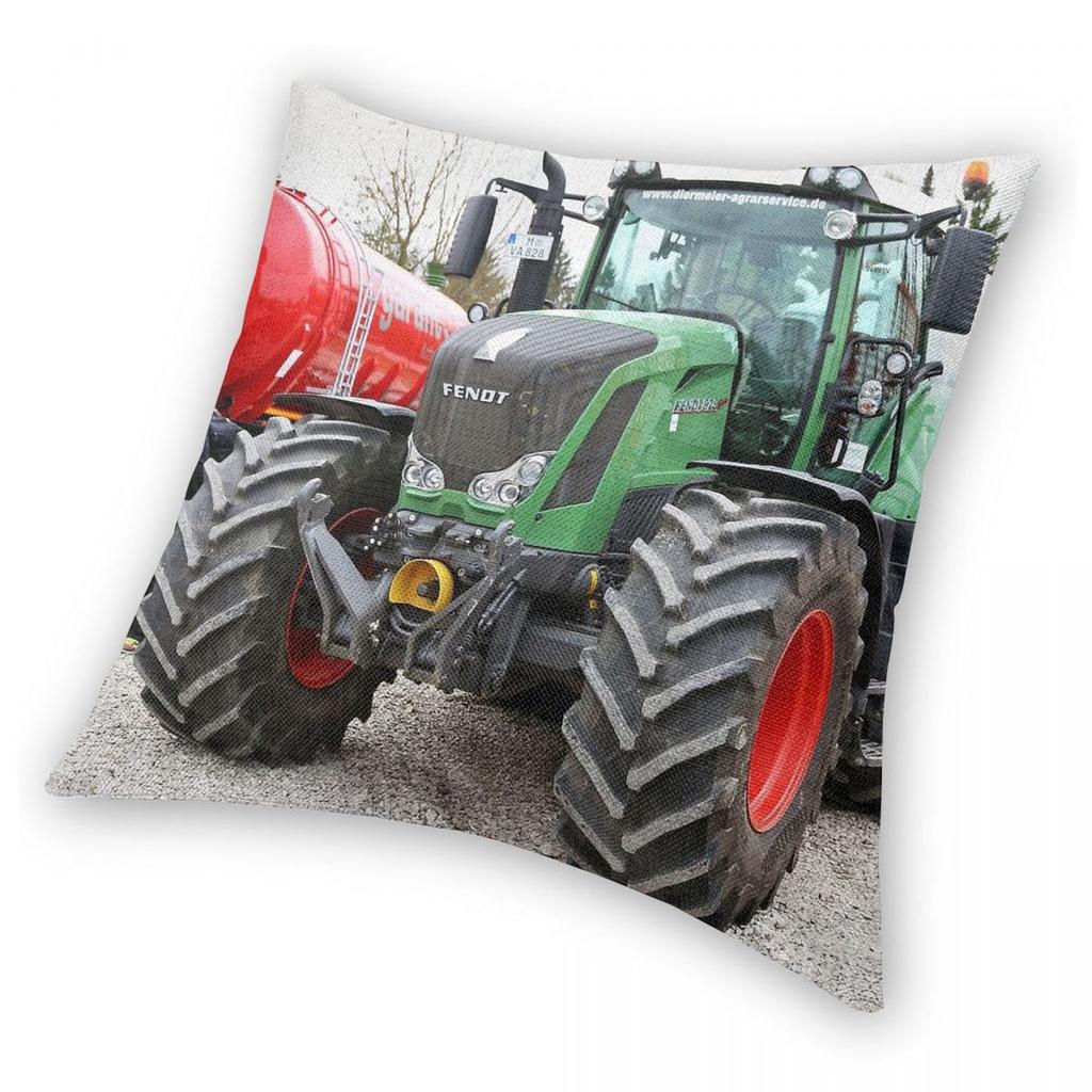 Fendt 828 Vario Pillowcase Polyester Linen Velvet Printed Zip Decor Throw Pillow Case Bed Cushion Cover 18"