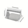 430 Edelstahl Hamburger Fleischpresse Rund Quadrat Burger Fleischpresse Küchenwerkzeug Fleischpresse Platte 1PC