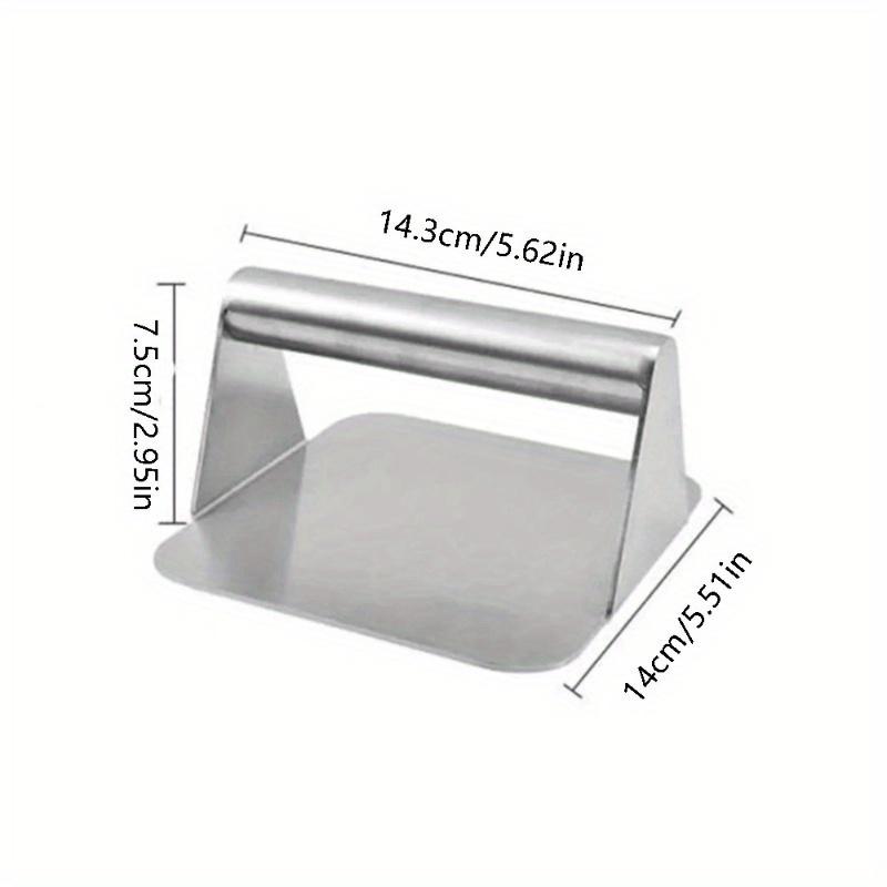 430 Edelstahl Hamburger Fleischpresse Rund Quadrat Burger Fleischpresse Küchenwerkzeug Fleischpresse Platte 1PC