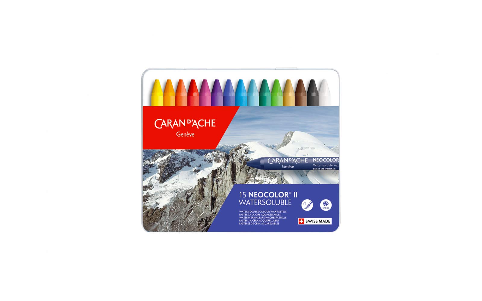 

Caran Neocolor II 15 color set d Ache 7500-315