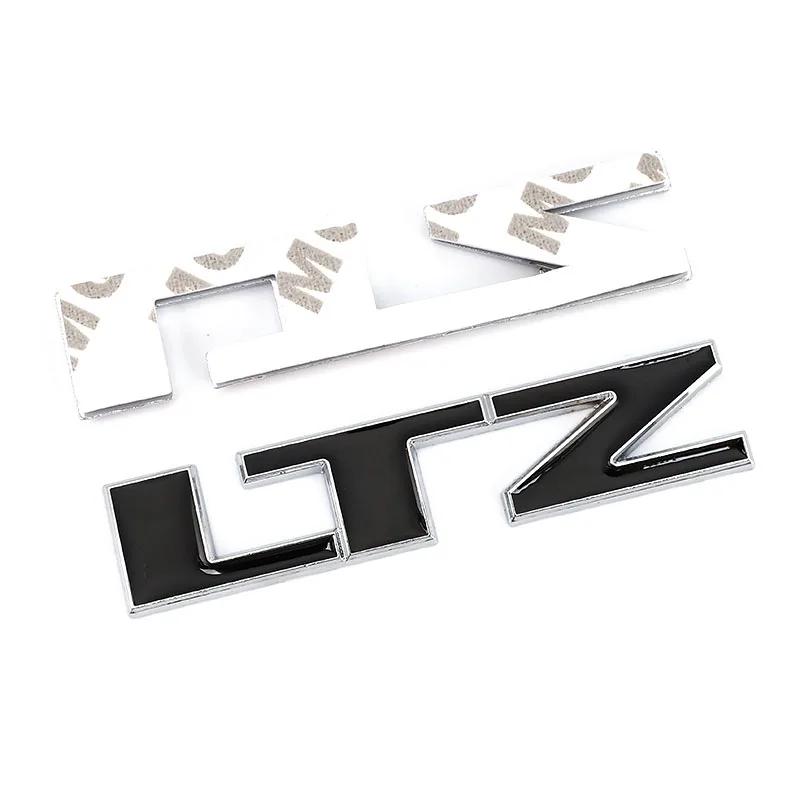 Metal Car Trunk Tail Badge Body Letter Sticker for Chevrolet LTZ Emblem Silverado Cruze Orlando Malibu Exterior Accessories