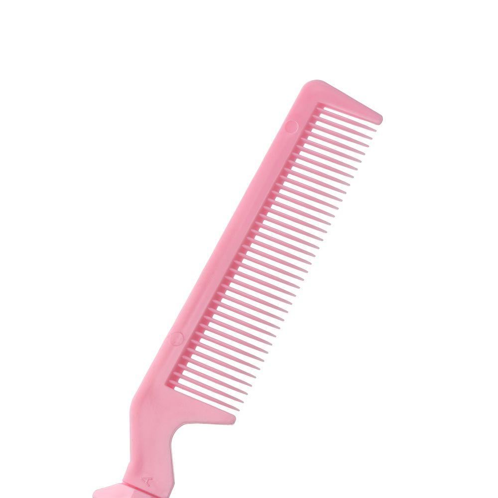 Plastic Durable Hairdressing Tool Fur Cleaner Disassembled Cut Thinning Cat Brush Pet Hair Trimming Grooming Comb Dog Scissor