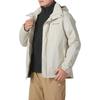 Columbia Hiking Tieton Loop™ II Interchange Outdoor Sports Zip Hooded Fleece Liner Warm Jacket Men jackets Beige WE6508-278