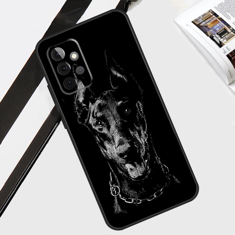 

Animals Doberman dog Case For Samsung Galaxy A12 A22 A32 A52 A56 A36 A26 A16 A06 A54 A34 A14 A13 A53 A15 A35 A55 Samsung A54 5G