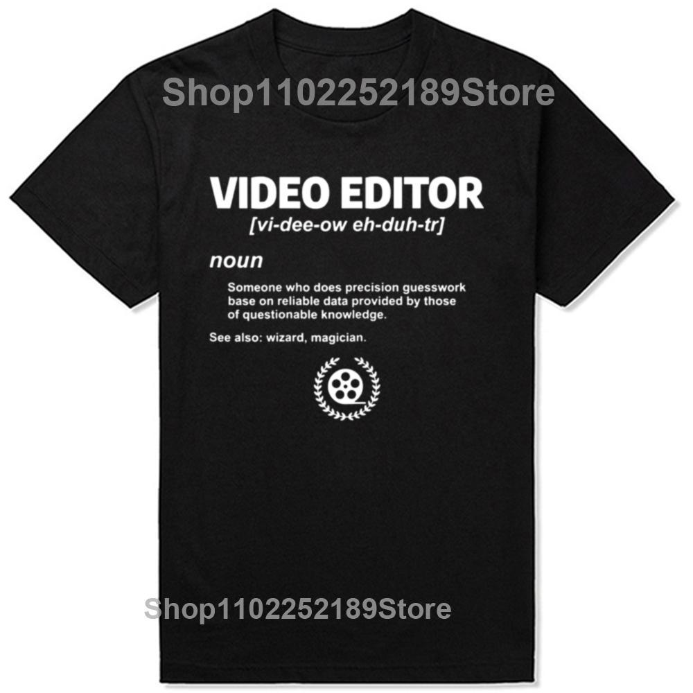 Graphic Cotton Streetwear Short Sleeve Vintage Movie Director Gifts Tshirt Camera Vintage Film Making Filmmaker T Shirt Summer
