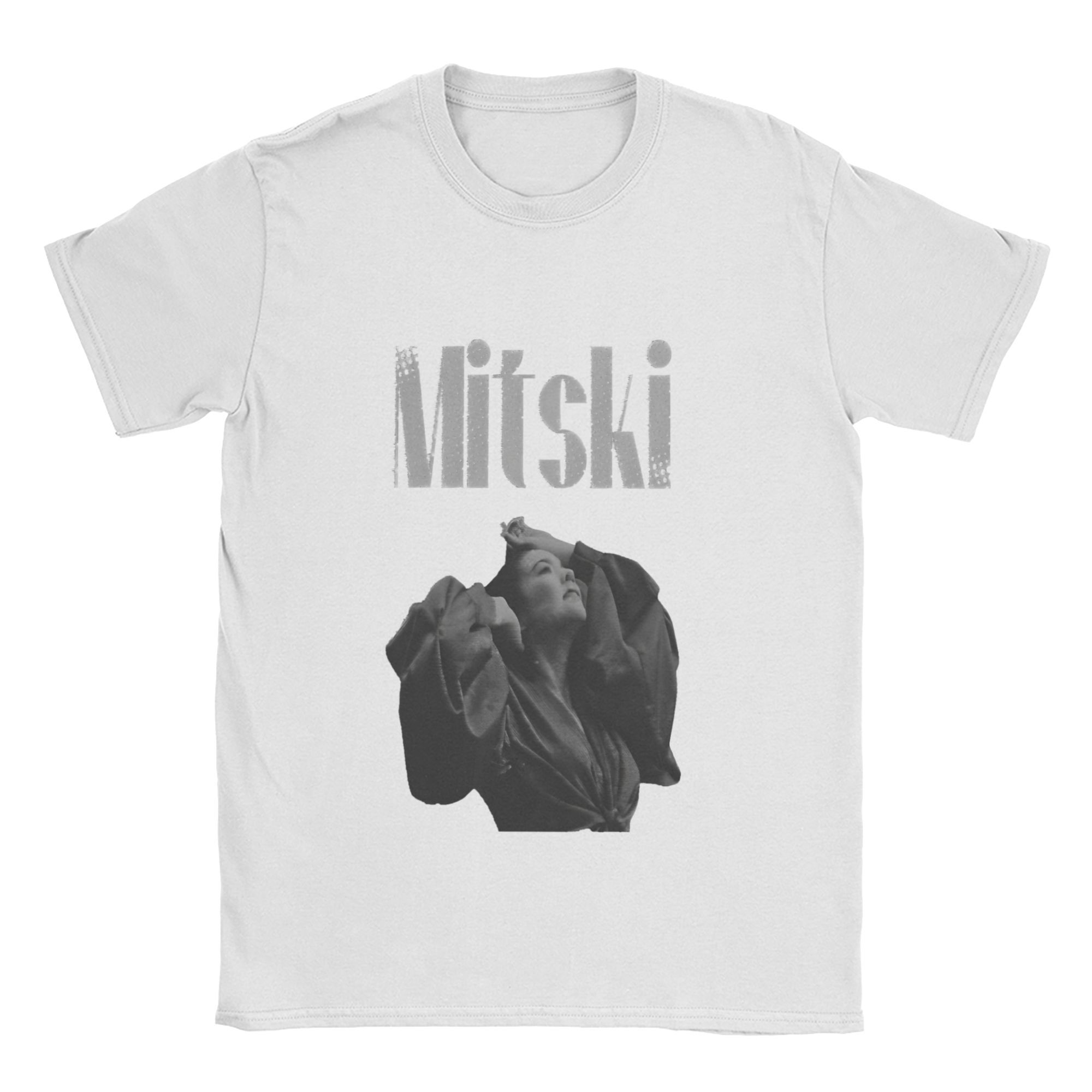 

Mitski T-Shirt Summer Funny Pure Cotton T Shirts For Men Hipster Print Tshirt Short Sleeve Y2K Fun Tops 5XL різнокольоровий
