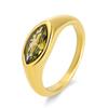 Minimalist Design Personalized Fashion Ring 18K Gold Zircon Women's Ring High-end Jewelry