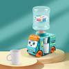 Mini Water Dispenser Bus 2 In 1 Press To Get Water Out Bottle Replaceable Pretend Play Funny Kids Water Dispenser Toy Children Gift