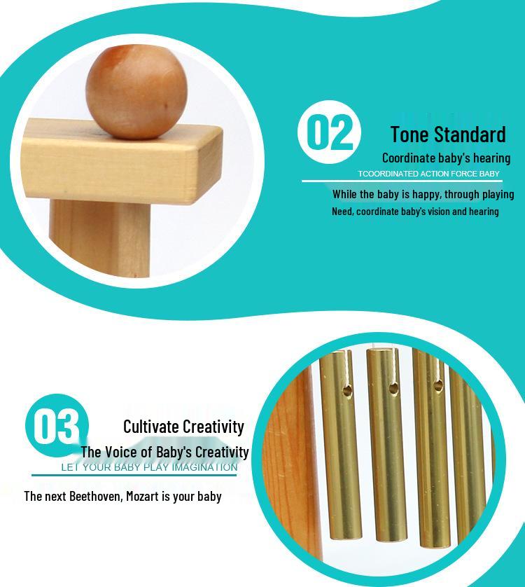 Orff 20-Tone Wind Chime Percussion Instrument