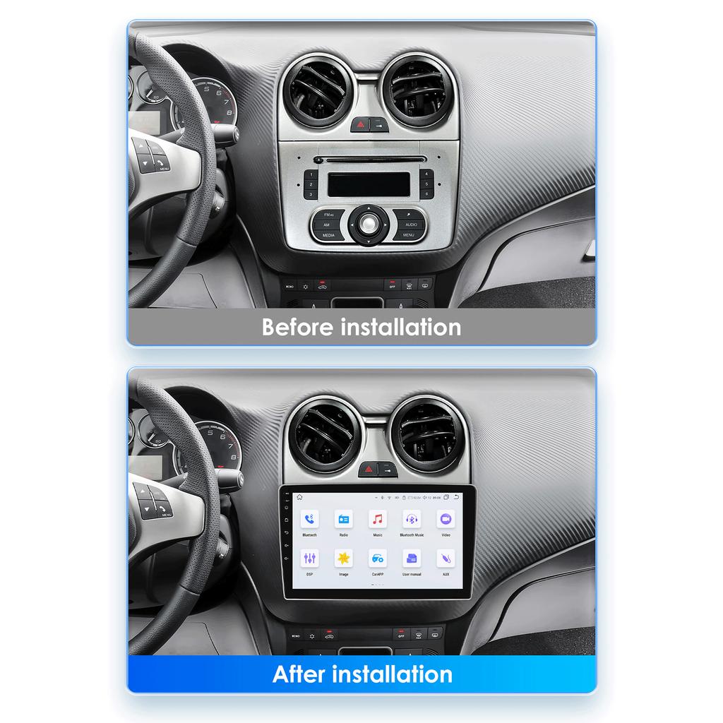 Hizpo Car Intelligent Systems Carplay Android Car Radio for Alfa Romeo MiTo 955 2008-2016 Multimedia Video Player WIFI Autoradio Bluetooth FM RDS DVR