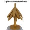 New Anti Heat Tree Design Coaster Tree Shape Household Ornaments Heat Insulating Mat Non-slip Stand Tree Design Coaster
