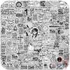 125Pcs/Set Black & White Bible Phrase Mini Diary Manual Stickers DIY Scrapbooks Album Decor Decals Stickers