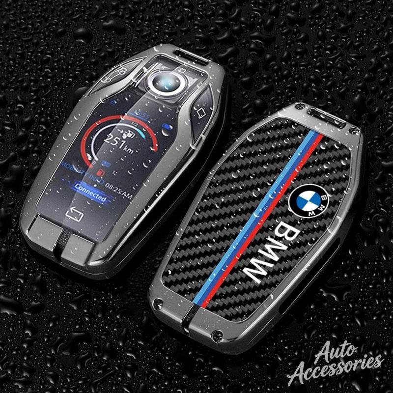 Car Key Case Cover Bag Keychain Accesories For Bmw 1 3 5 7 Series X1 X3 X5 X6 X7 F30 G20 F34 F31 G30 G01 F15 G05 I3 M4 Series