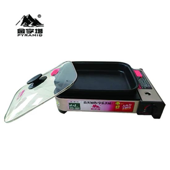 

golden supplier china pyramid barbecue outdoor kitchen butane gas stove with