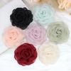 Elegant High-End Silk Camellia Brooch for Ladies
