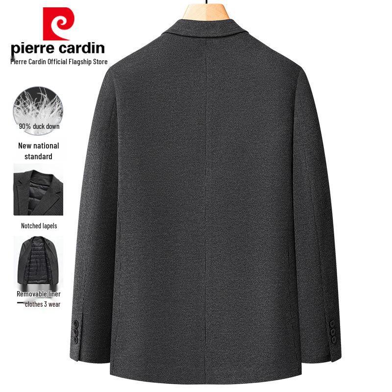 Pierre Cardin Men's Down Blazer with Detachable Liner