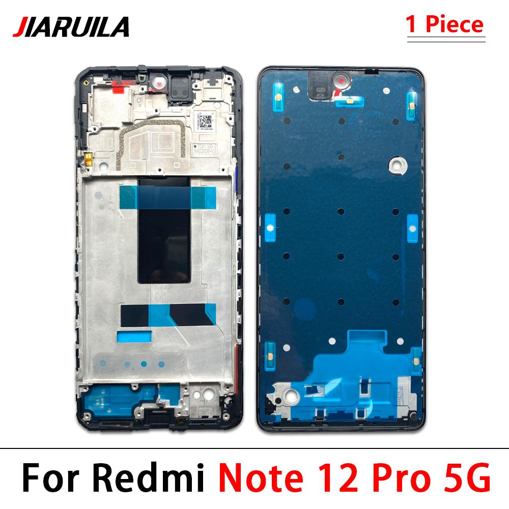 LCD Front Housing Middle Frame Screen Bezel Cover Holder For Xiaomi Redmi Note 9 10S 10 11 Pro Plus 12S 12 Pro 5G 4G