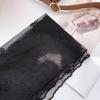Literary Retro Women's Lace Scarf Solid Color Long Silk Scarf Floating Embroidery Flower Korean Version Sunscreen Shawl