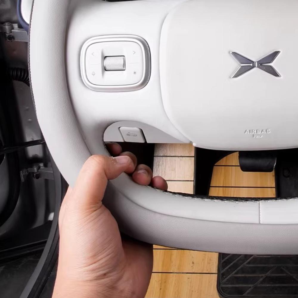 For XPeng G6 23-25 Car Steering Wheel Leather Cover Double Sided Anti-slip Interior Modification Accessories