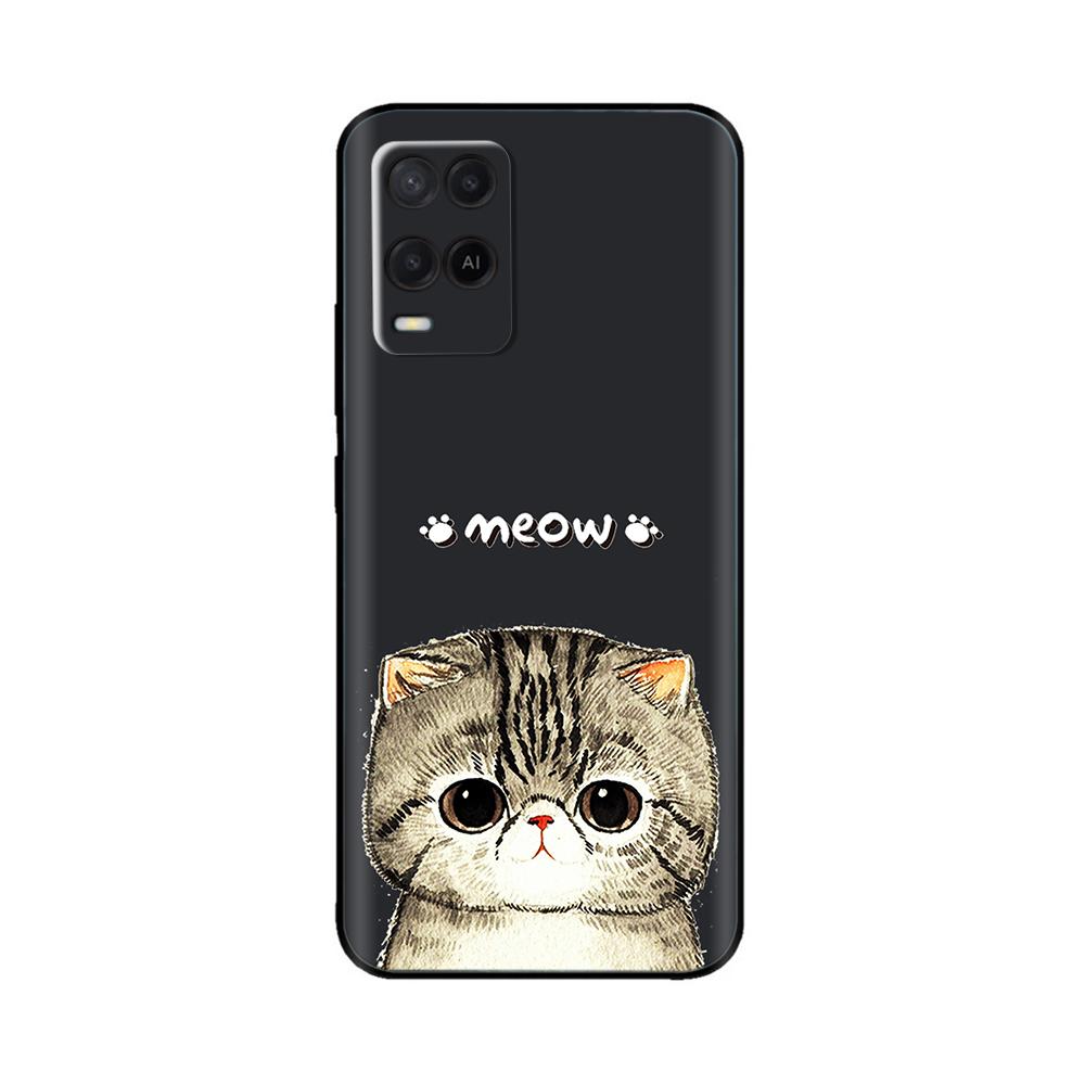 For Oppo A54 A74 Case Soft Black Silicone TPU Phone Back Cover for Oppo A54 4G CPH2239 A54 5G CPH2195 A74 4G 5G Case Cover Coque