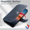iPhone 17 Pro Max Flip Case with Card Slot & Magnetic Snap, 2-in-1 Wireless Charging Stand, Leather Design