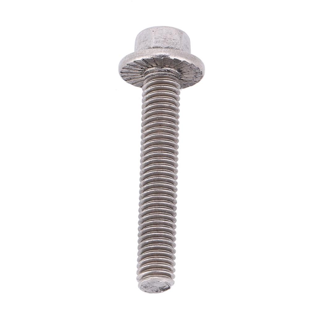 10pcs Serrated Locking Face Hex Flange Screws Hex Head Skid Plate Bolts Vehicle Protection