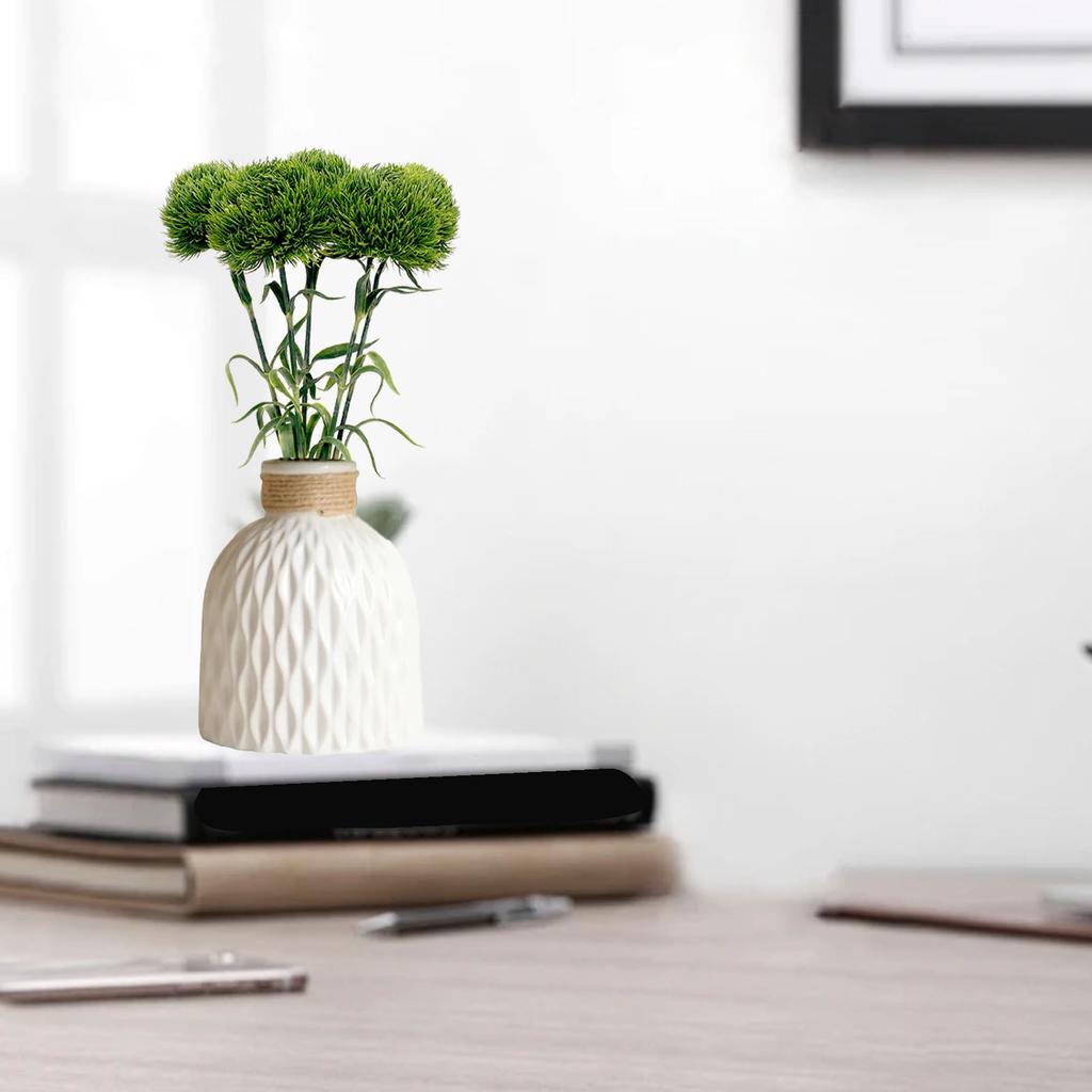 Green Artificial   Fadeproof Versatile Soft Fake Greenery Plant for Home Decoration Flower Arrangment