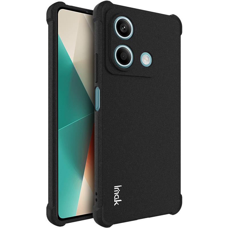 

IMAK For Xiaomi Redmi Note 13 5G Case Drop-proof Matte Phone TPU Cover Black