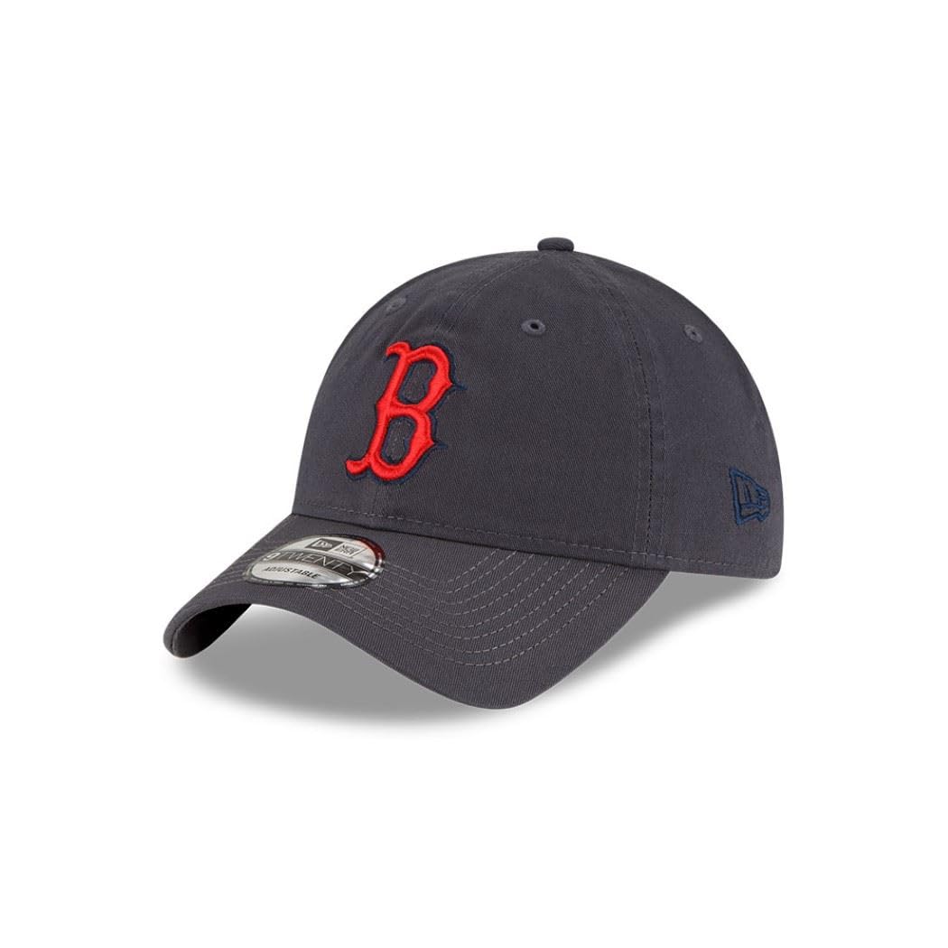 New Era 9Twenty Strapback Cap Boston Red Charcoal - Sox,