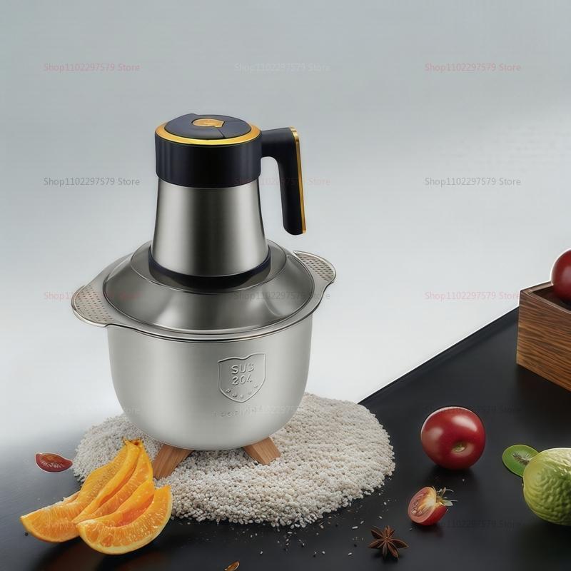 5L Electric Meat Grinder Stainless Steel Food Processor Chopper Kitchen Utensils Vegetable and Fruit Chopper Kitchens Utensil