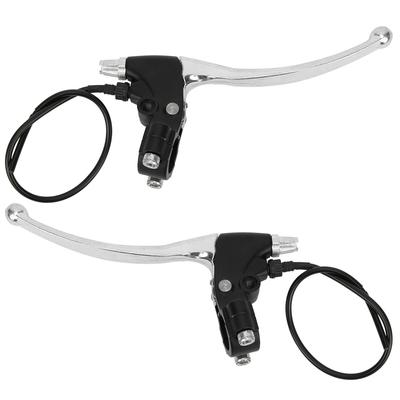 1Pair Electric Bicycle Universal Brake Lever All Aluminum Short Wire Handle Left and Right