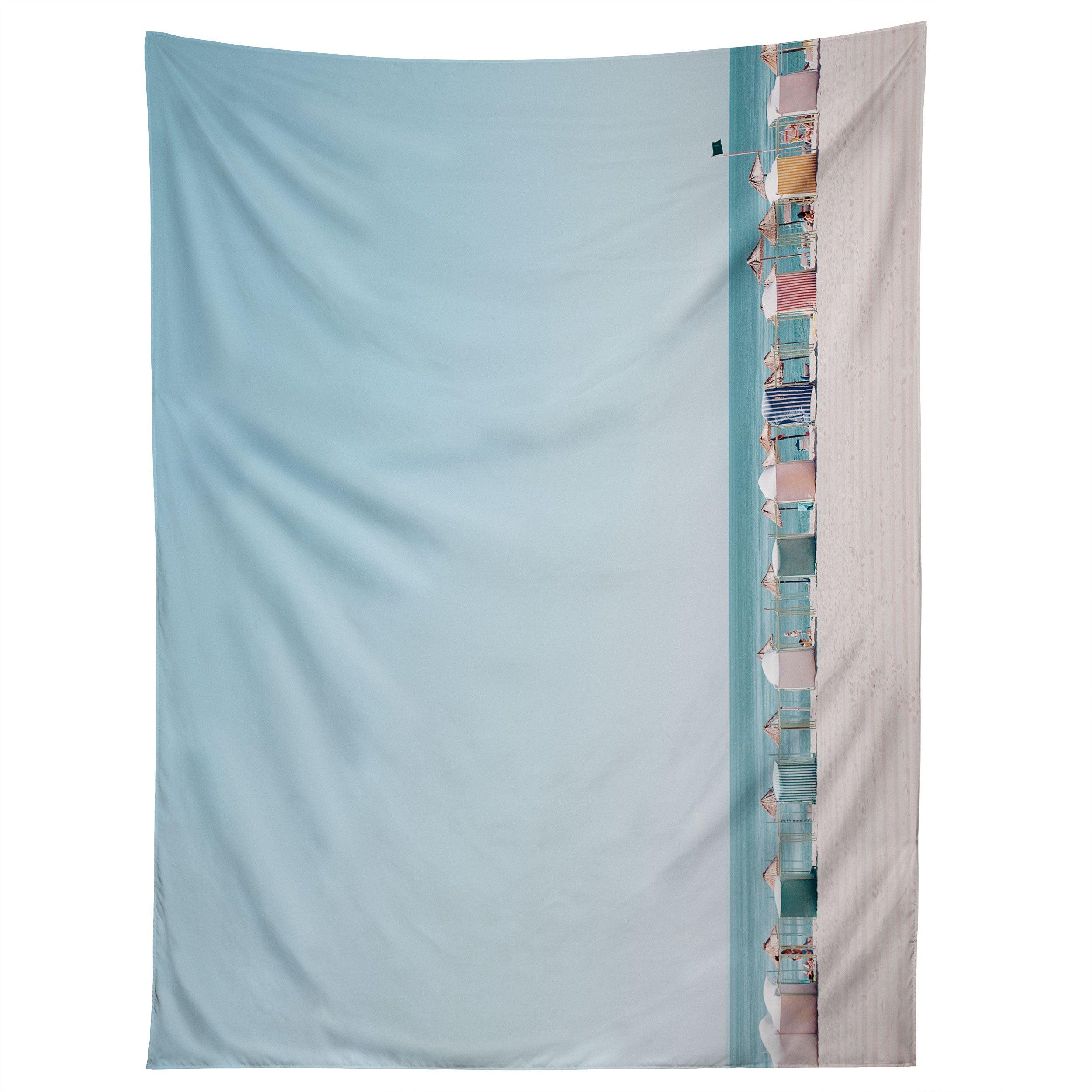 BEACH HUTS tapestry 75x100