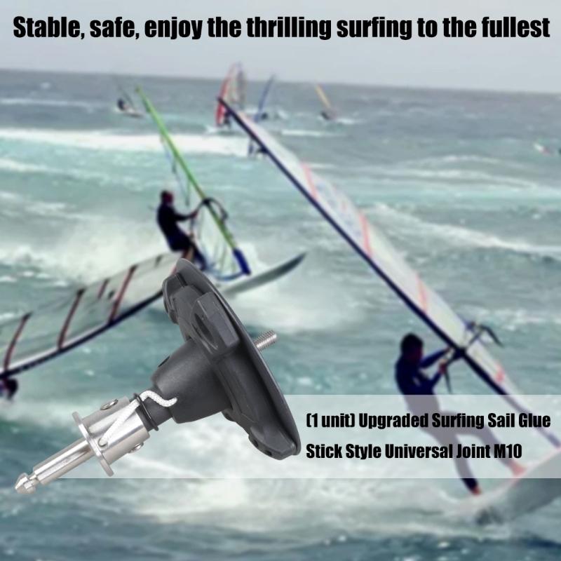 Windsurf Mast Base 360 degree Universal Strong Windsurfing Mast Base Surfing Tendon Joint Mast Foot Base Easy to Install