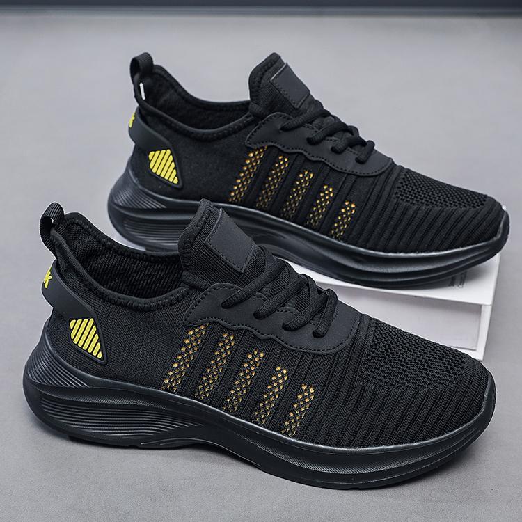 Men's Running Shoes Breathable Man Sports Sneakers Lace Up Comfort Casual Walking Shoes Athletic Training Footwear