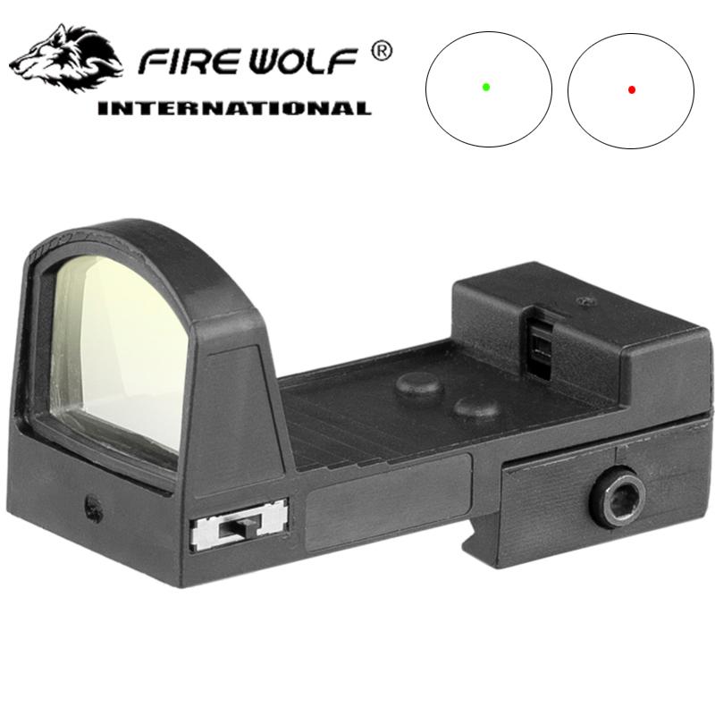 Fire Wolf 20mm Rail Plastic Scope Hunting Optical All Point Sight Tactical Scope Hunting Accessories