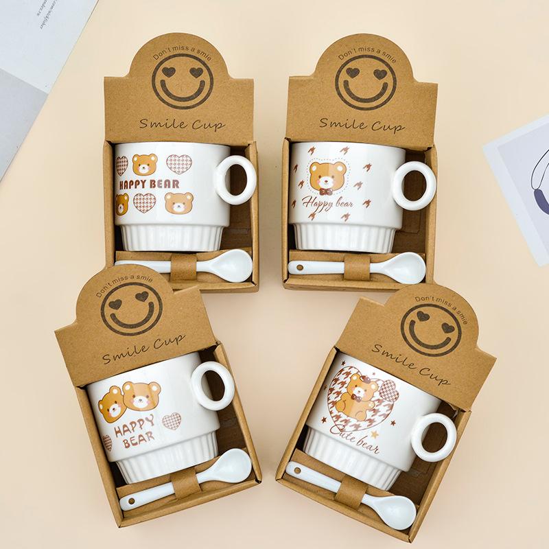 Cană Practică Suvenir Desen Animat Cană de Cafea Ceramică Activitate Cadou Mic Cană de Apă Publicitate