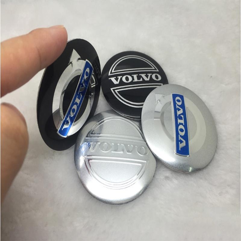 Elegantní a odolné 4ks 56,5mm Samolepky na středové krytky kol pro vozidla Volvo