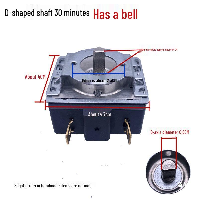 

Electric Air Fryer & Pressure Cooker with 60/90/120 Min Timer and Bell Switch (Semicircle/Cross Shaft) Round Hole Knob