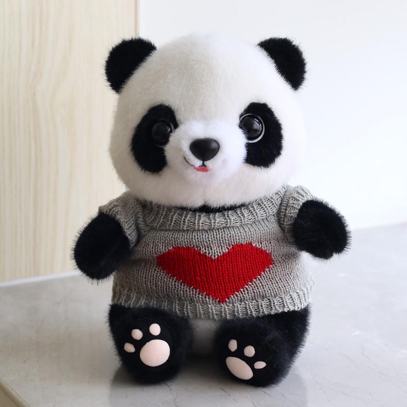 Adorable Giant Panda Plush Toy - Realistic Stuffed Animal for Kids